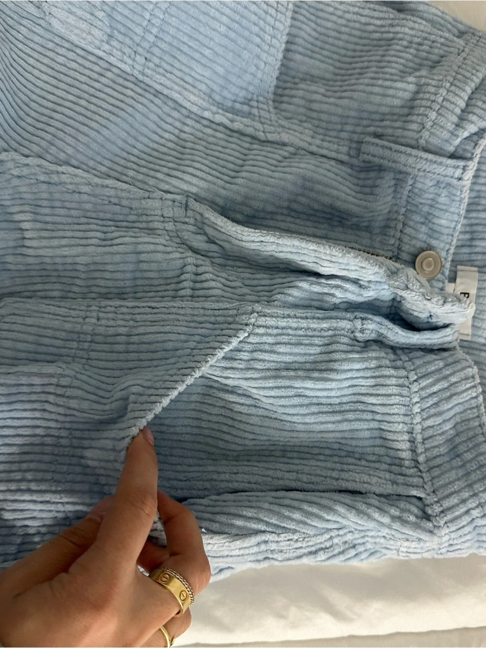 bp Light Blue Corduroy Utility Pants